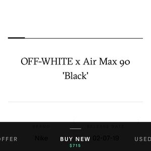 Nike Air Max Off-White (BLACK)